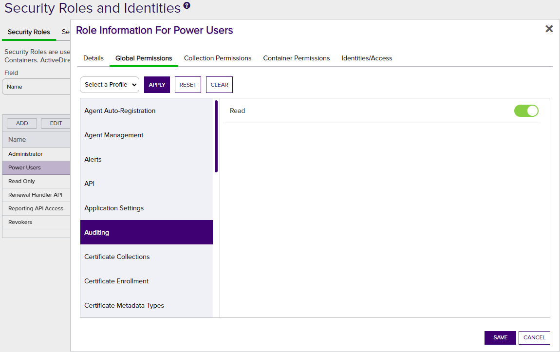 Audit Log Security